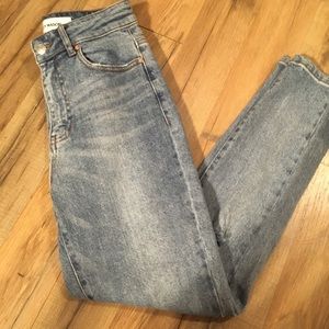 Medium Washed Mom Jeans